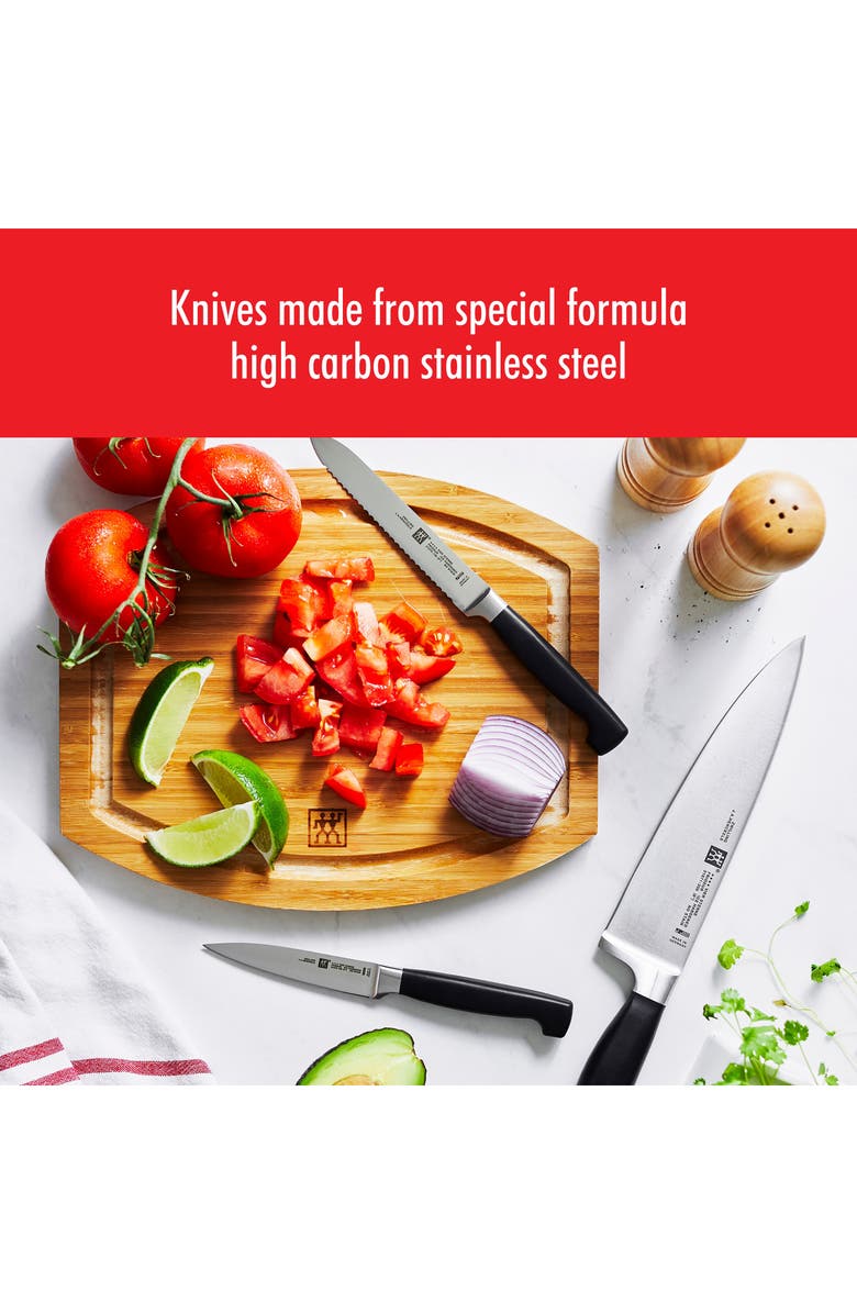 ZWILLING Four Star 12-Piece Knife Block Set, Alternate, color, Stainless Steel