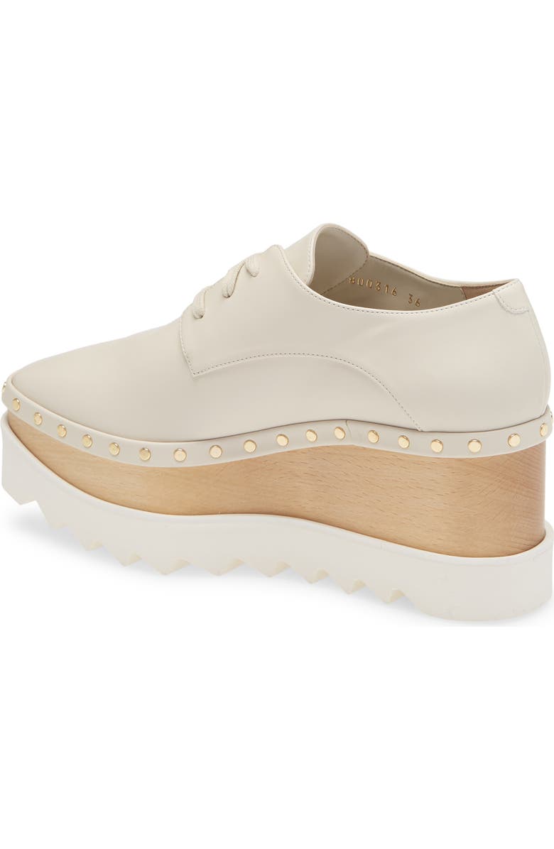 Stella McCartney Elyse Studded Platform Derby, Alternate, color,
