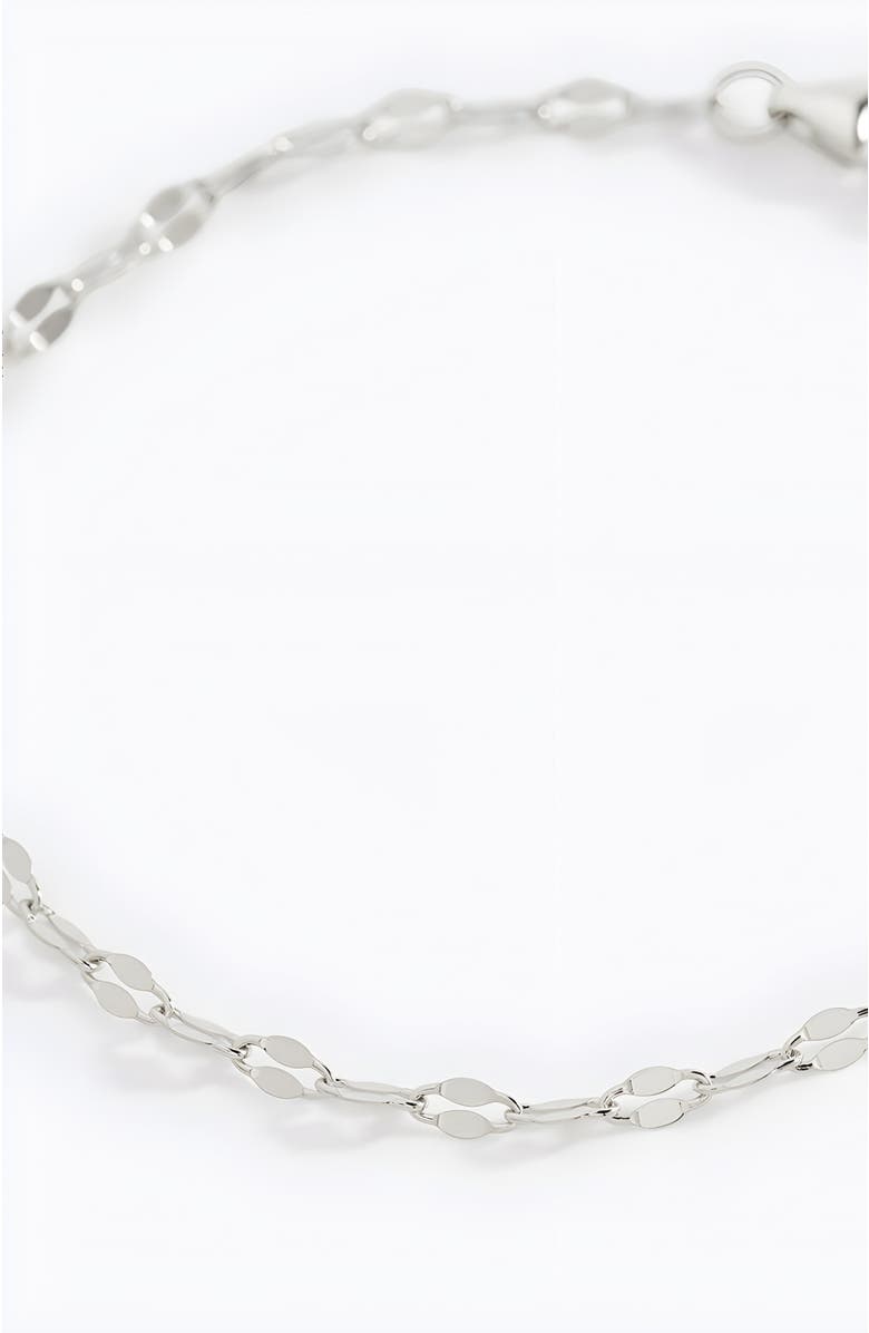Mint & Lily Petal Chain Bracelet, Alternate, color, 925 Sterling Silver
