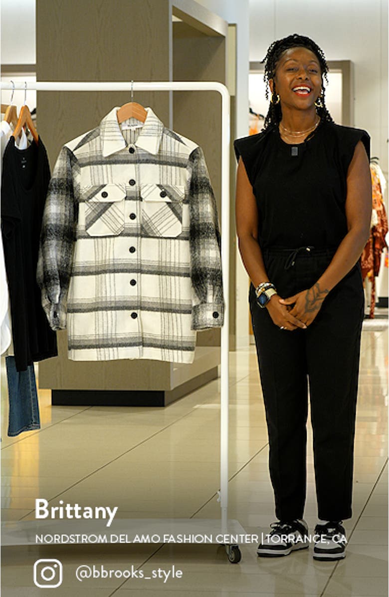 Plaid Shacket, sales video thumbnail