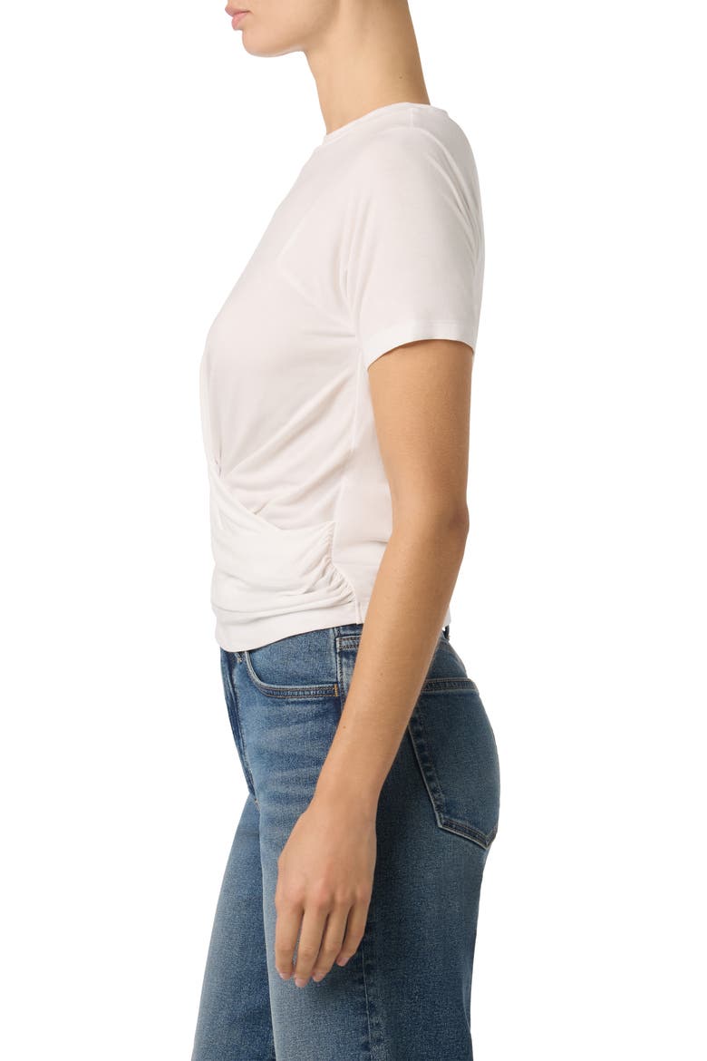 Twist Wrap T-Shirt, Alternate, color, WHITE