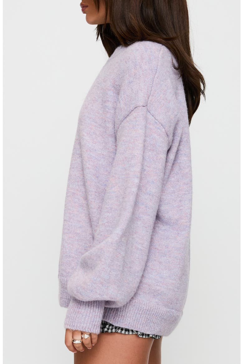 Ryanna Crewneck Sweater, Alternate, color, LILAC