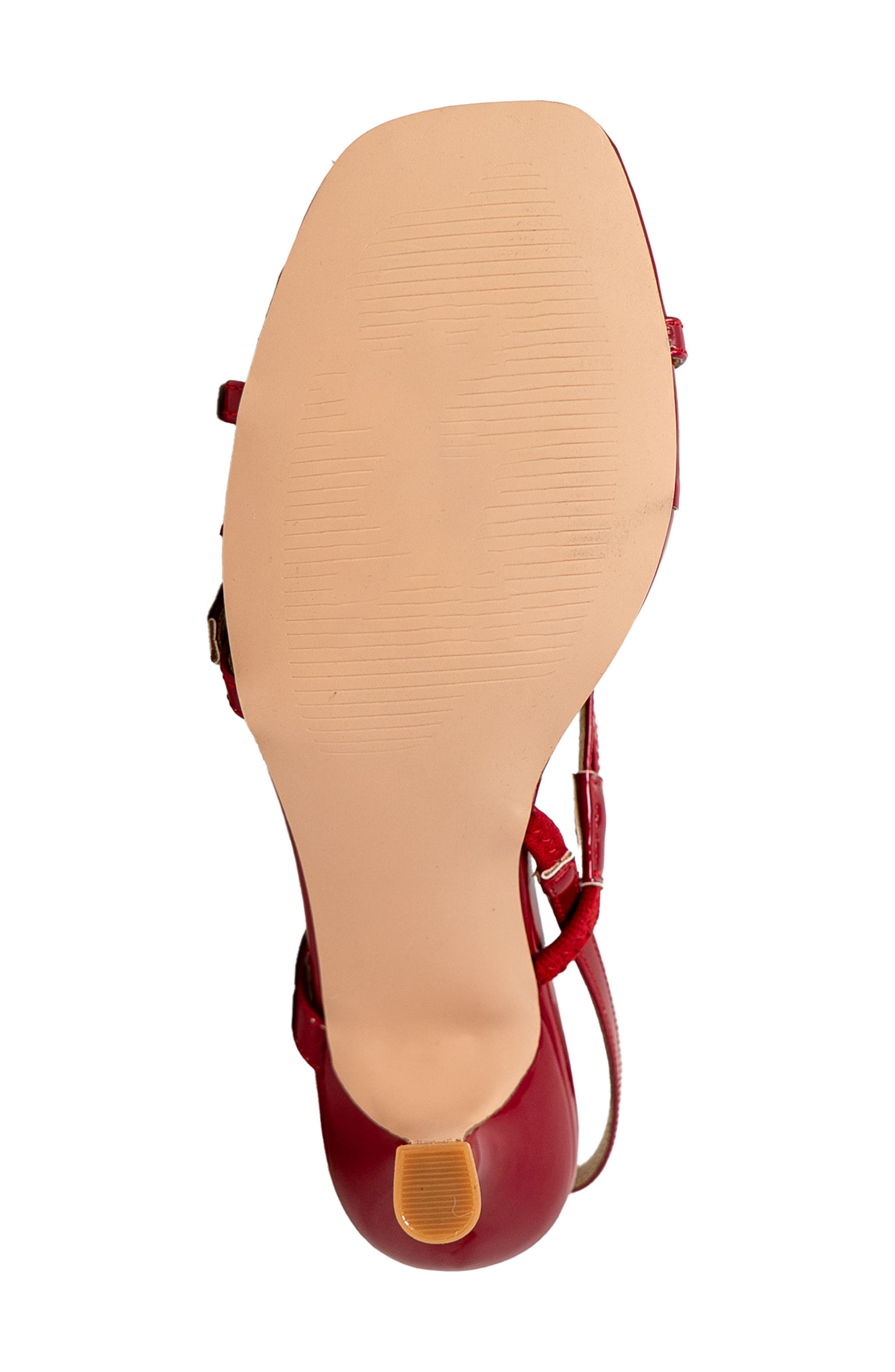 Jabari Slingback Sandal, Alternate, color, RED PATENT