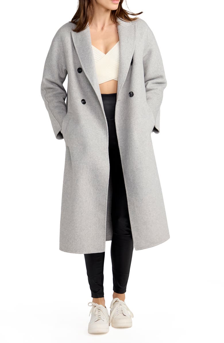 Belle & Bloom Guest List Oversized Double Breasted Wool Blend Coat, Alternate, color,