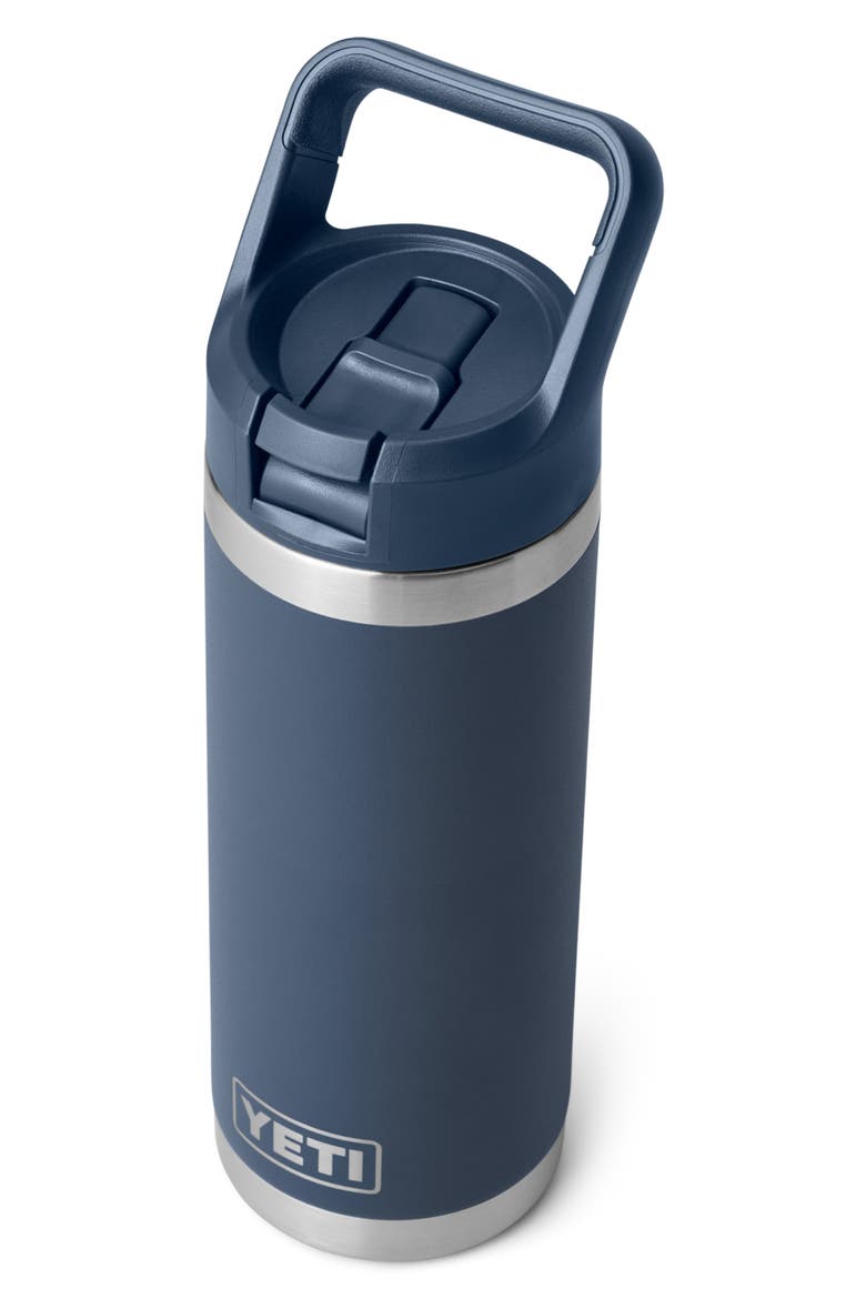 Rambler 18-Ounce Straw Water Bottle, Alternate, color, NAVY