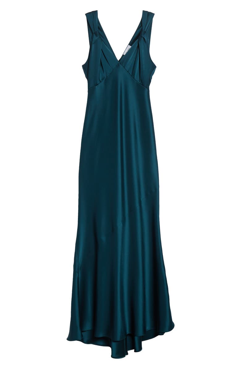 ST. JOHN Liquid Satin Gown, Alternate, color, Tourmaline