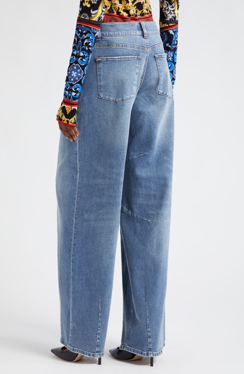 Alice + Olivia Parker Wide Leg Jeans, Alternate, color, 