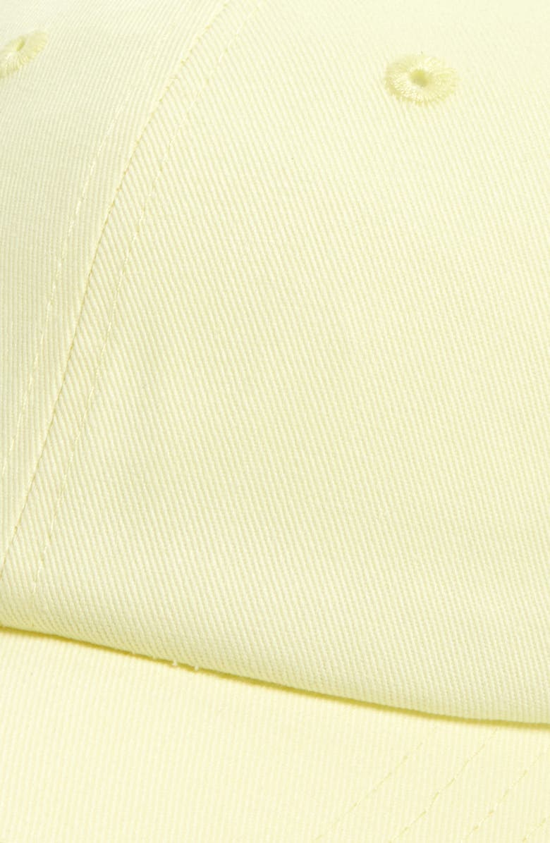 Treasure & Bond Cotton Twill Ball Cap, Alternate, color, Butter Yellow