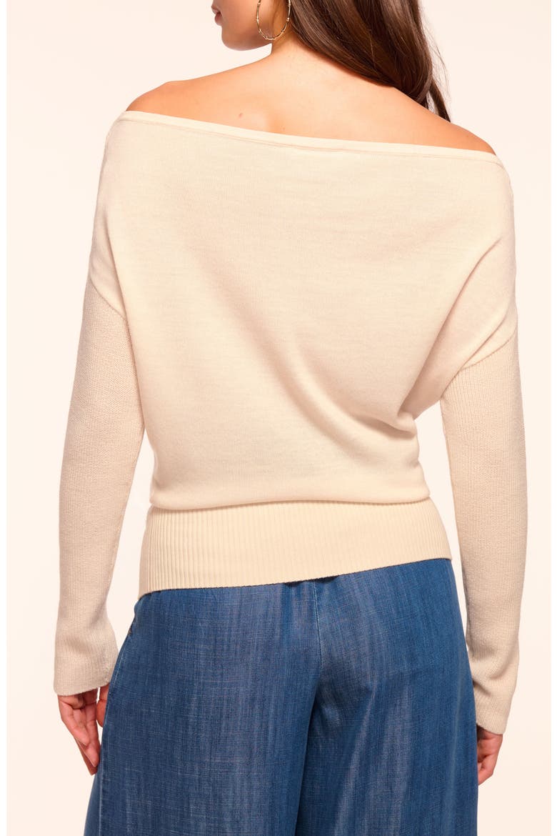 Chance Wool Off the Shoulder Sweater, Alternate, color, BONE
