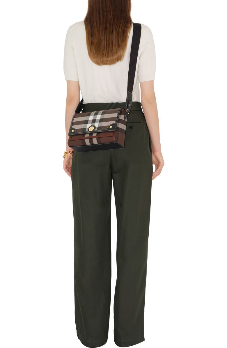 Burberry Small Note Check Crossbody Bag, Alternate, color,