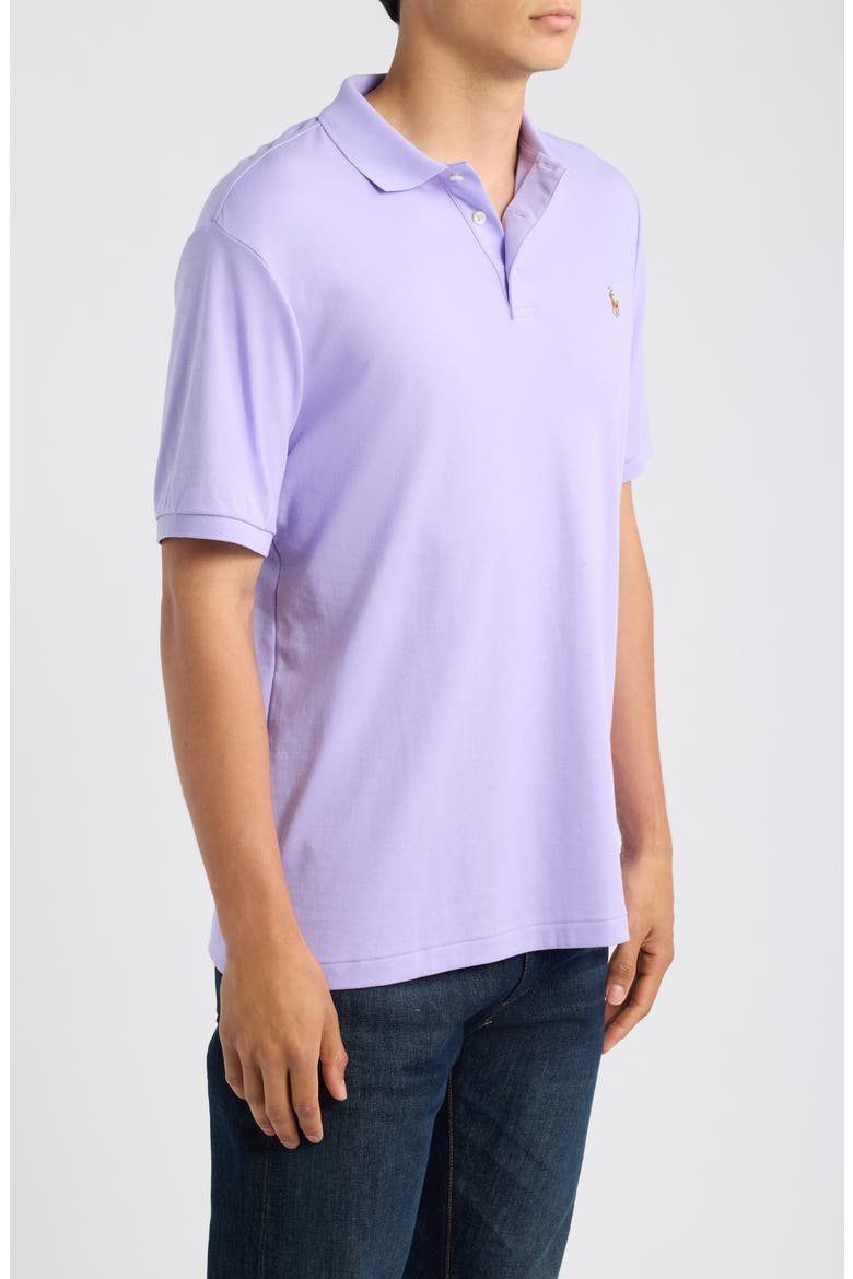 Classic Fit Polo, Alternate, color, POWDER PURPLE