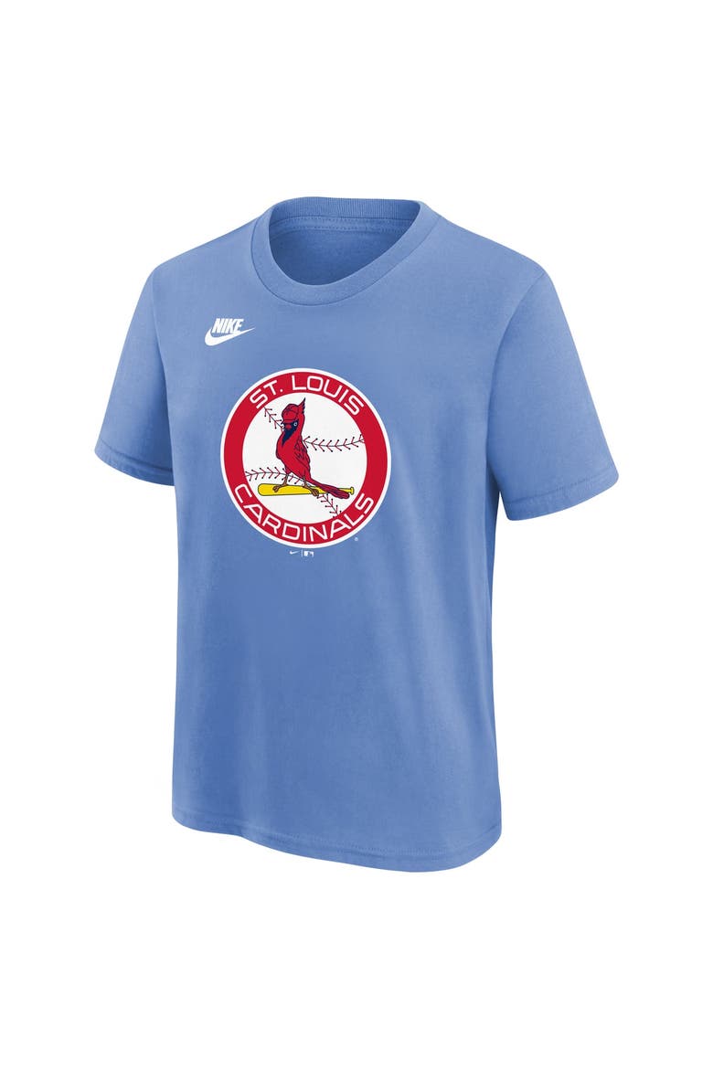 Youth Nike Light Blue St. Louis Cardinals Team Logo T-Shirt, Alternate, color, Light Blue
