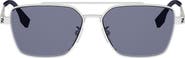 Fendi Sky 57mm Rectangular Sunglasses