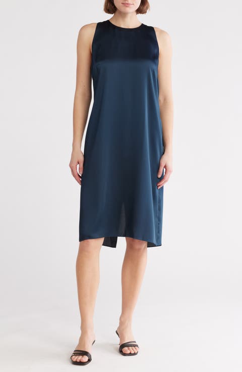 Satin A-Line Dress
