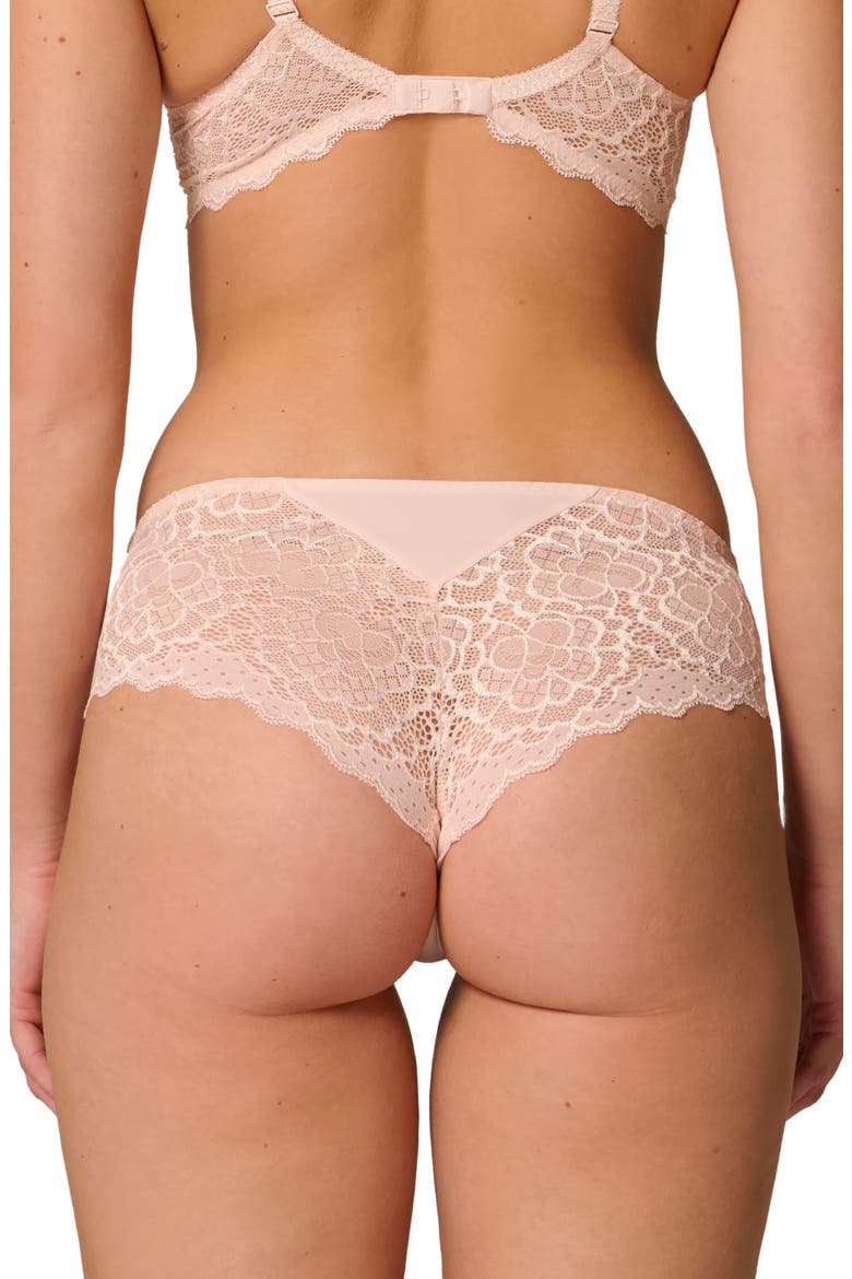 'Caresse' Lace Boyshorts, Alternate, color, BLUSH