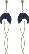 OLIVIA WELLES Paloma Wavy Drop Earrings