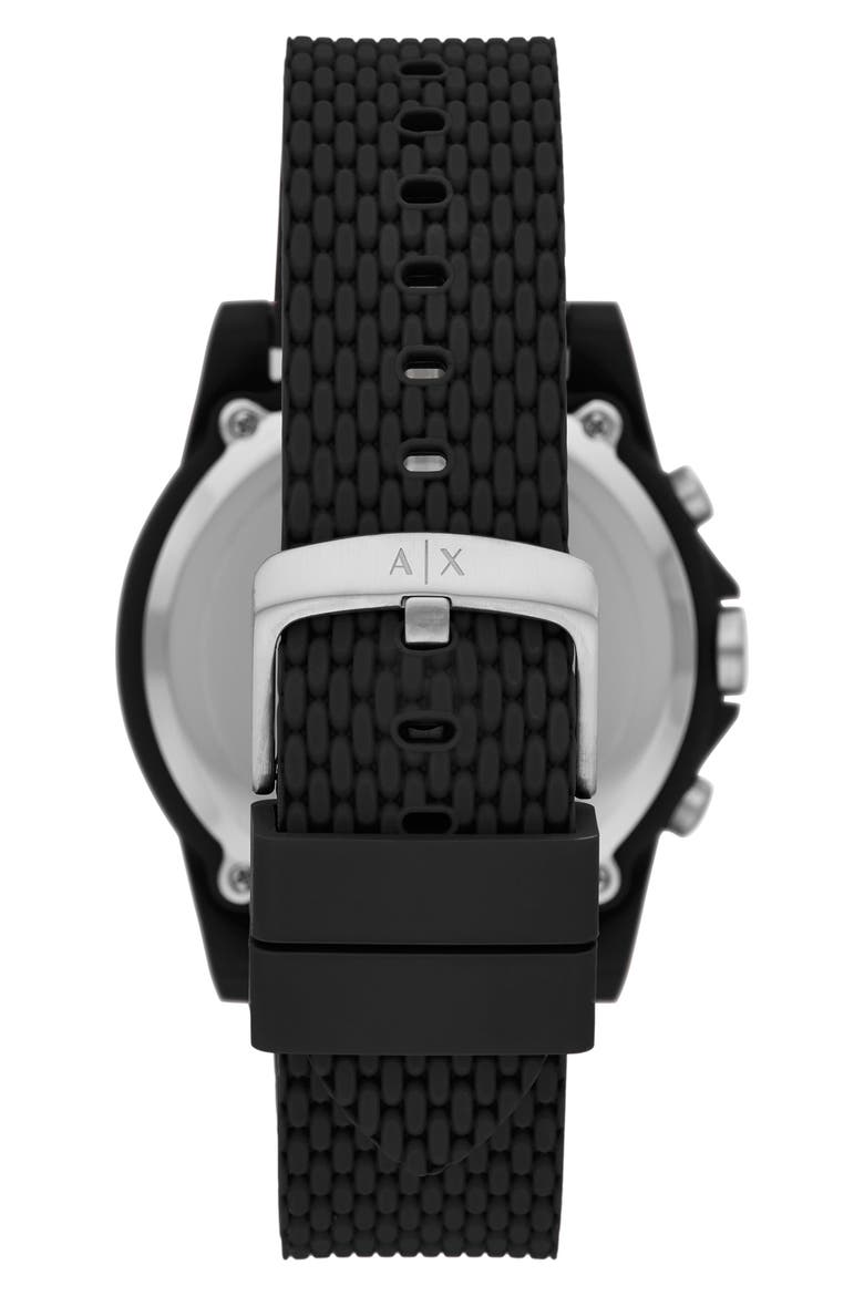 Outer Banks Chronograph Bracelet Watch, 44mm, Alternate, color, BLACK
