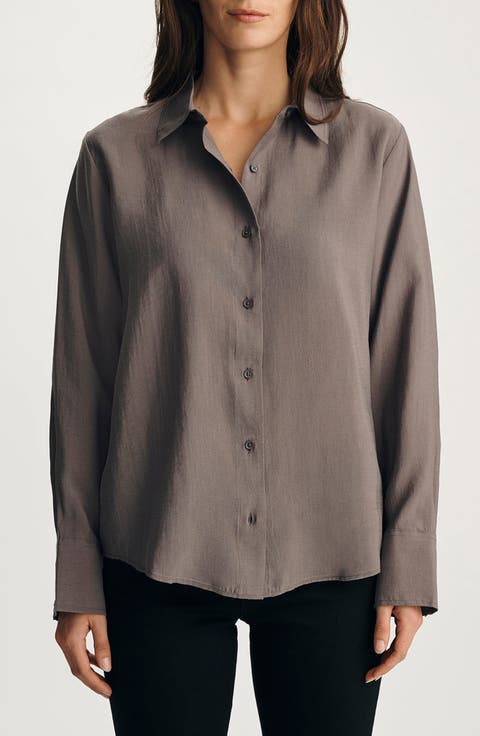 Luxe Touch Button-Up Shirt