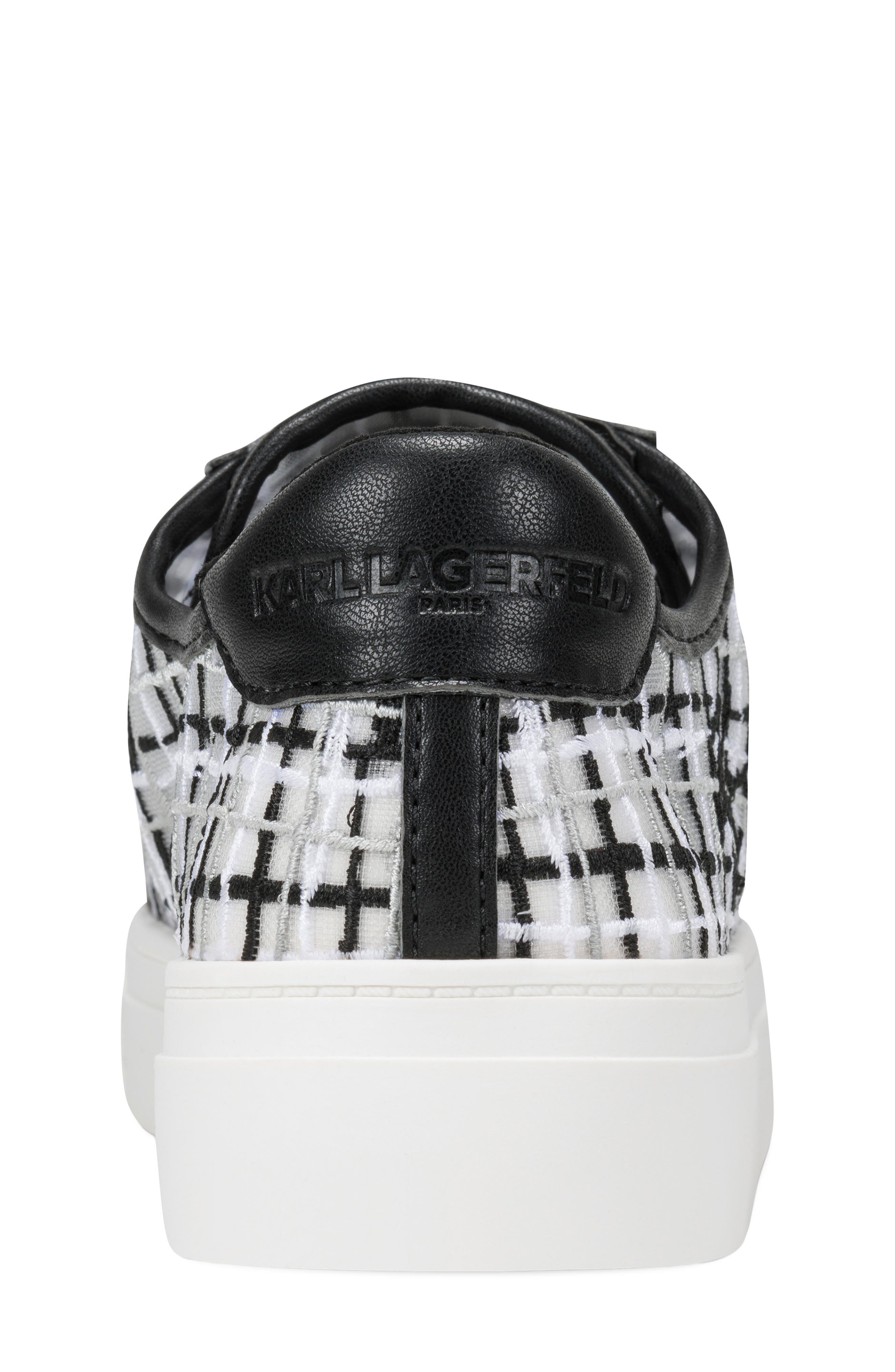 KARL LAGERFELD PARIS Cate Sneaker, Alternate, color, Black Multi