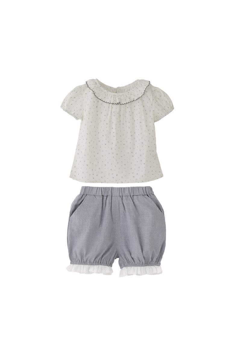 Ruffle Dot Set, Main, color, Grey