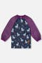 selected Blue And Purple Unicorn Print