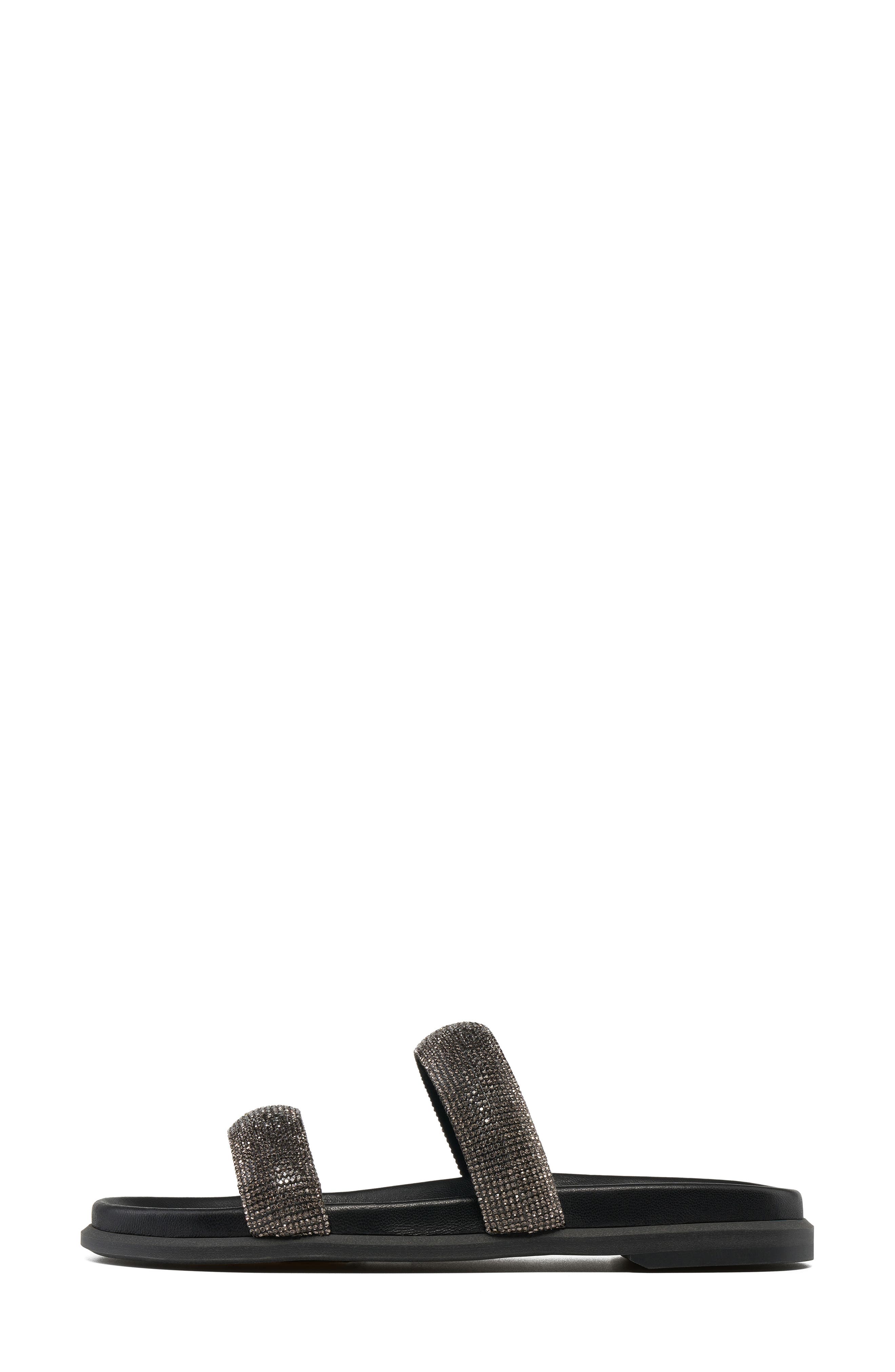 Grace Footwear Cannes Rhinestone Sandal, Alternate, color, Pewter