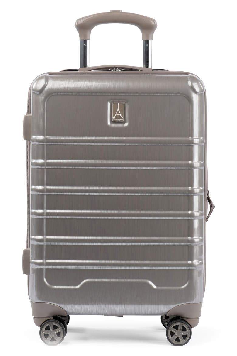 Rollmaster™ Lite 20" Expandable Carry-on Hardside Spinner Luggage, Main, color, CHAMPAGNE