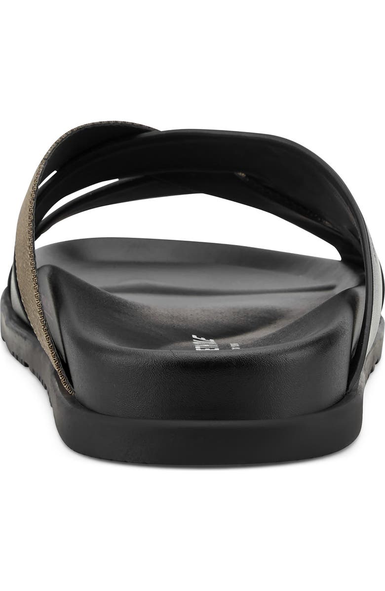 Kenneth Cole New York Wassen Slide Sandal, Alternate, color, Black/ Olive