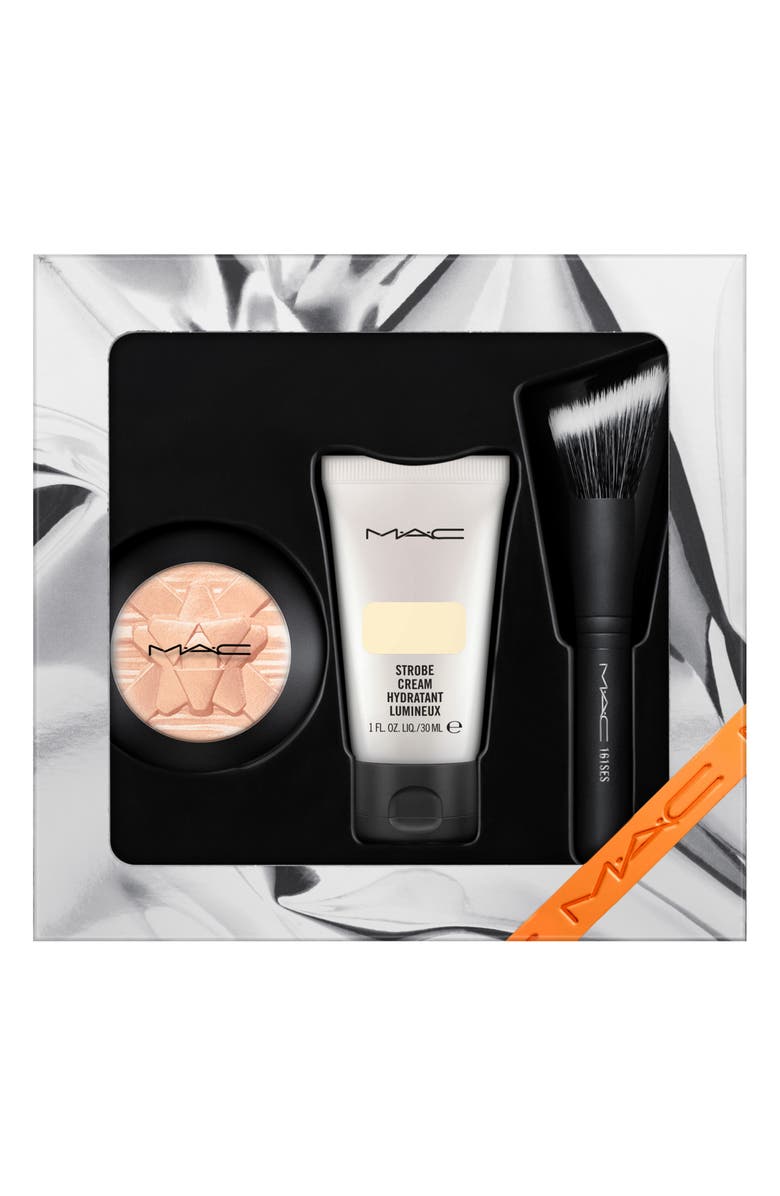 MAC Cosmetics MAC Shiny Pretty Things Glow Getter Gold Mini Face Kit, Main, color, 