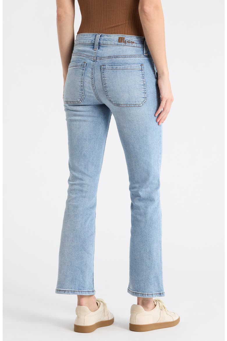 Nikki Mid Rise Ankle Flare Jeans, Alternate, color, LOTUS