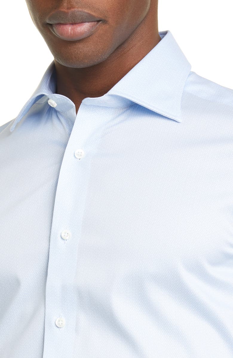 Canali Regular Fit Geometric Dress Shirt, Alternate, color, 