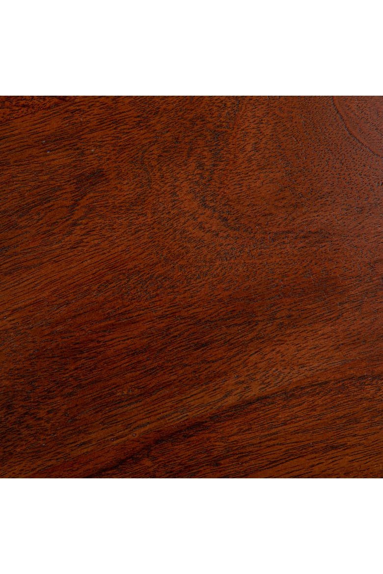 Ergo Pedestal Cocktail Side Table, Dark Chestnut, Alternate, color, Brown