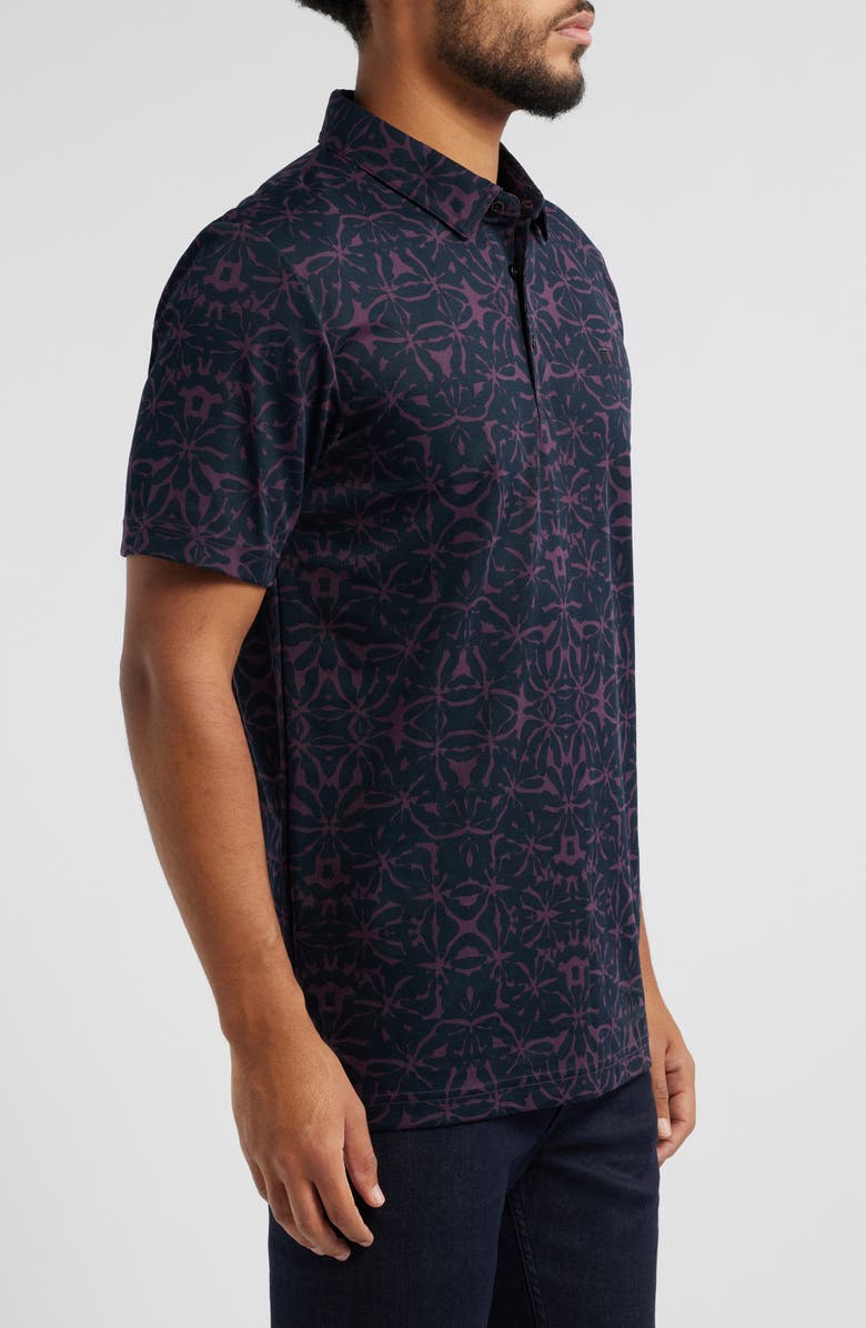 Vine City Floral Piqué Polo