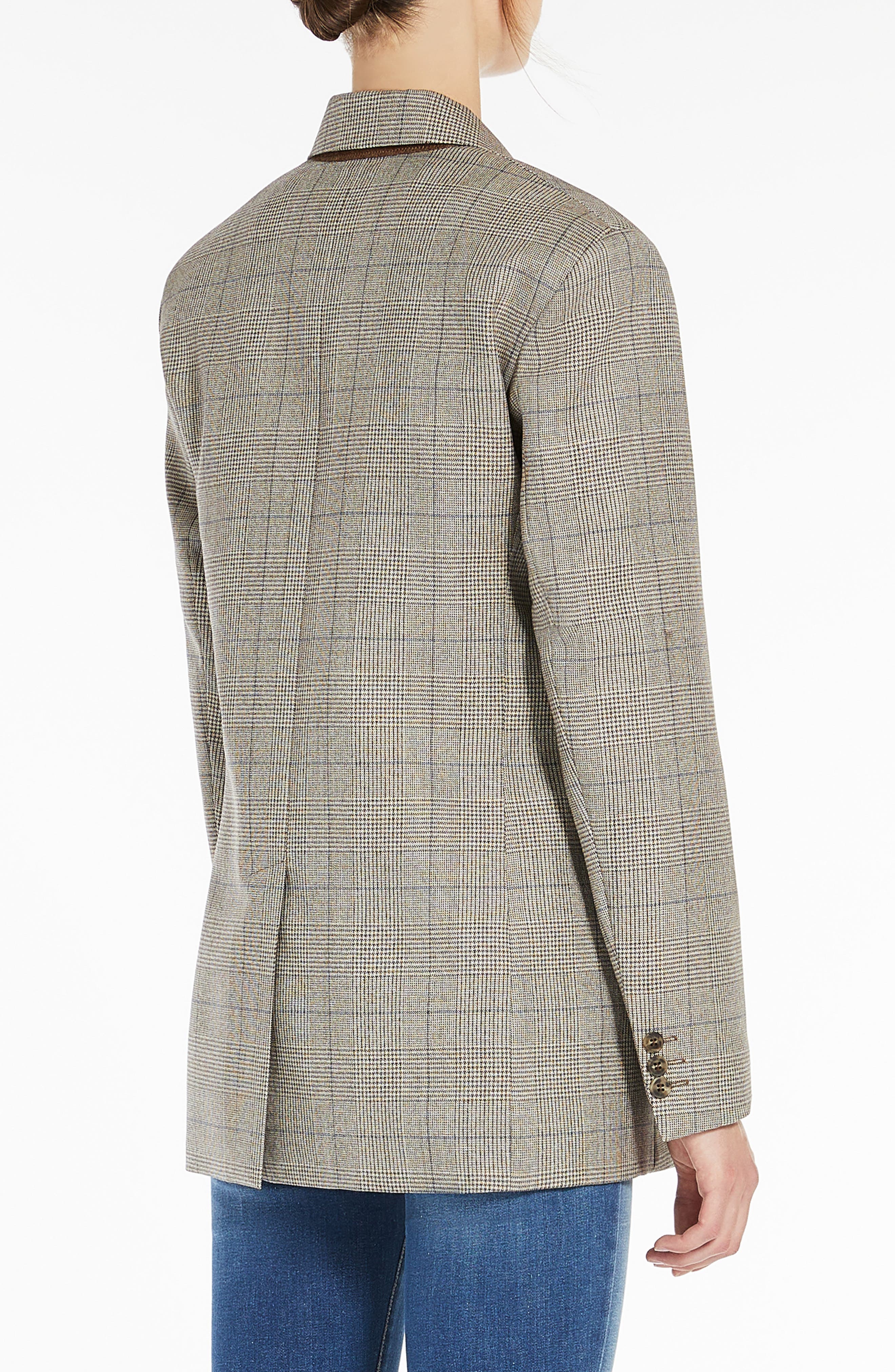 Burgos Plaid Wool Blazer - image 2