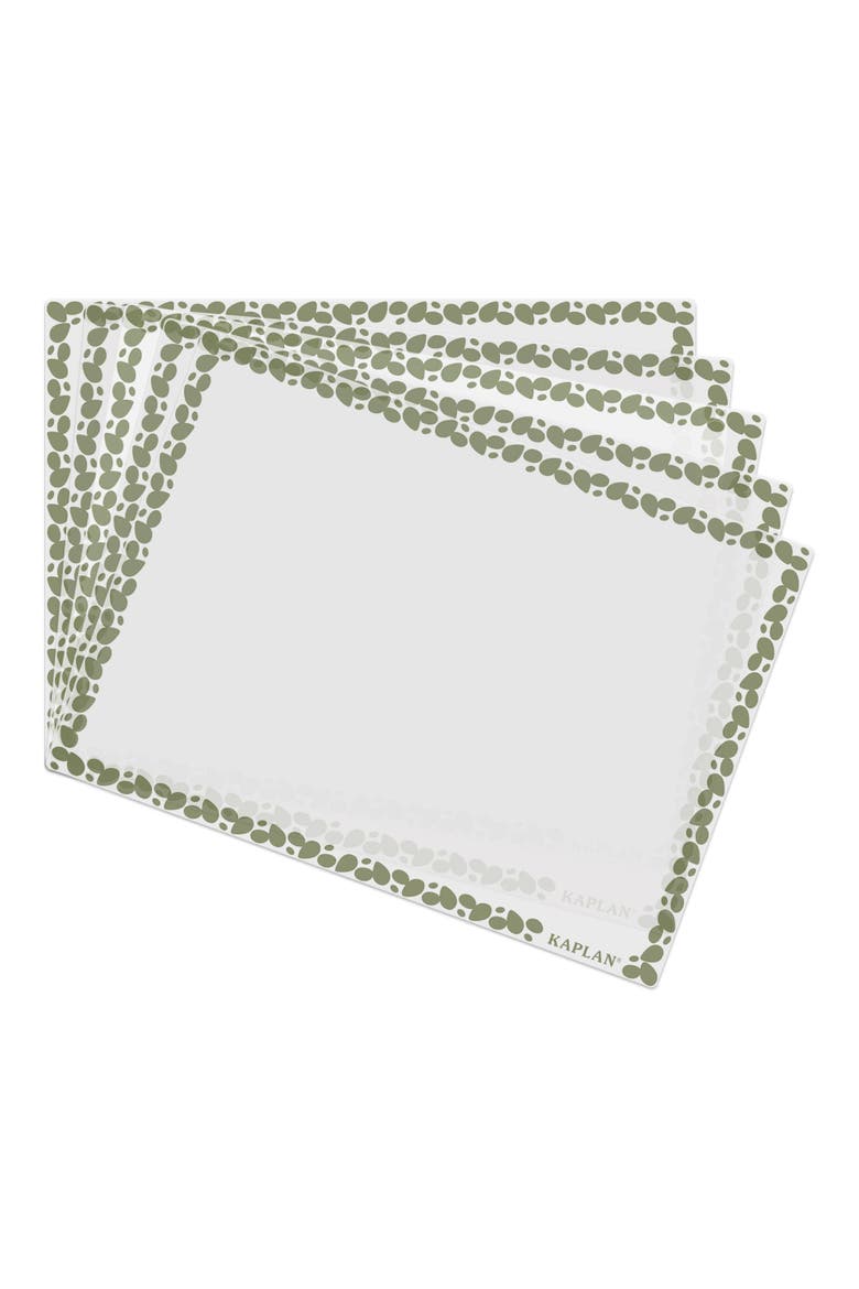 Tabletop Messy Mat - Set of 10, Alternate, color, White