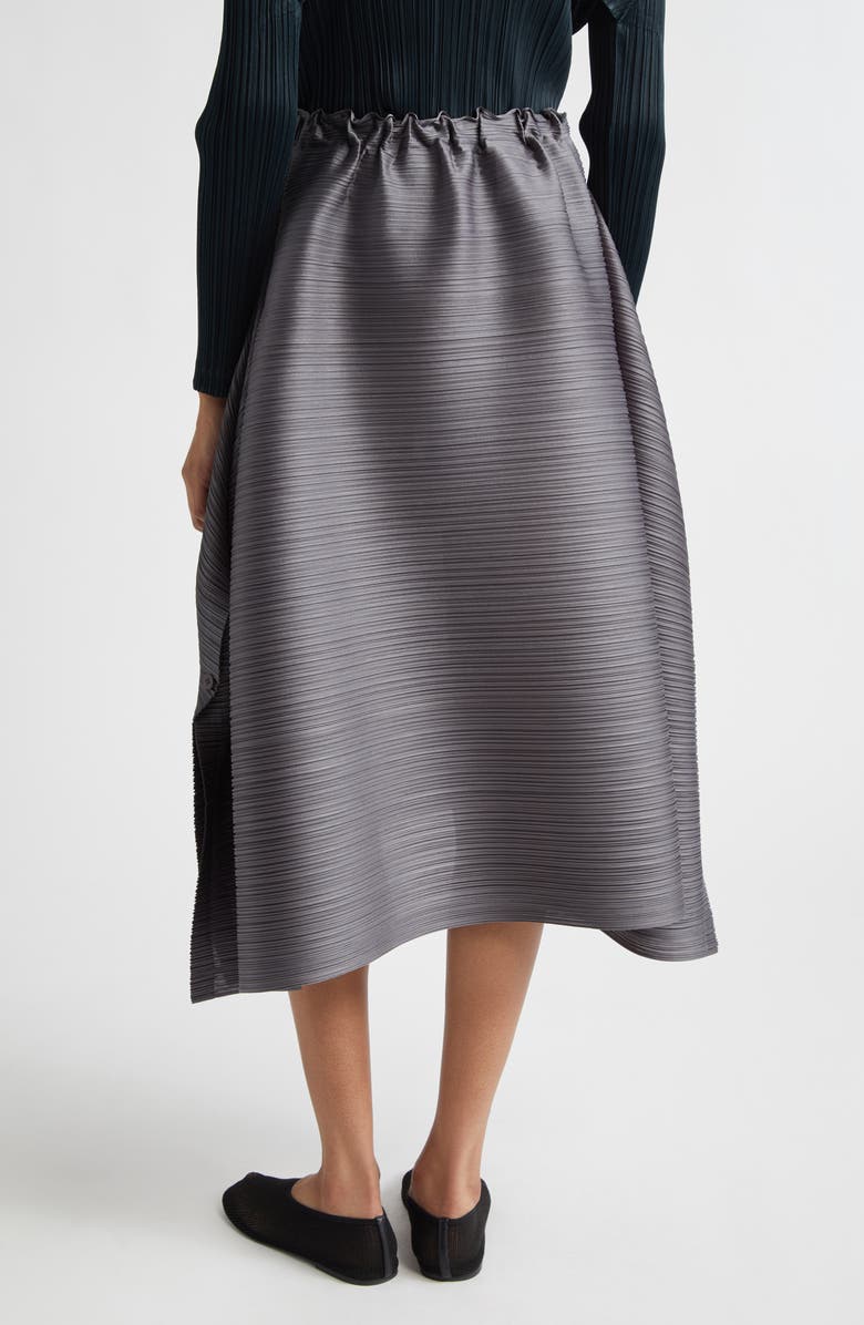 Pleats Please Issey Miyake Mix Pleated Skirt, Alternate, color, Gray