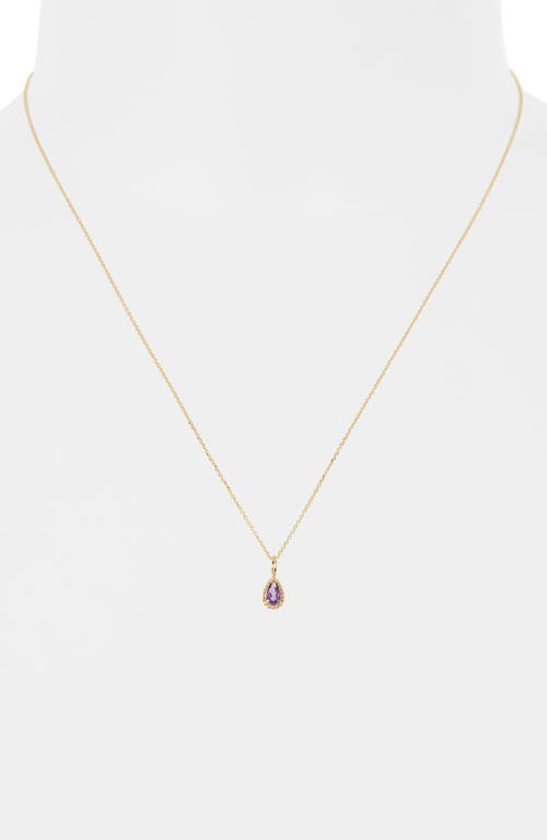Bony Levy Color Stone Pendant Necklace In Gold