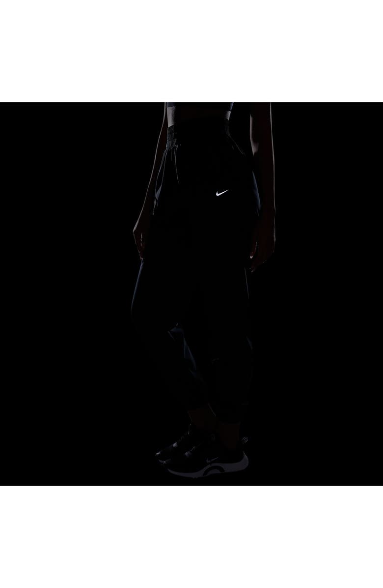 Nike One Dri-FIT High-Waisted 7/8 Joggers, Alternate, color, 010 Black/Black