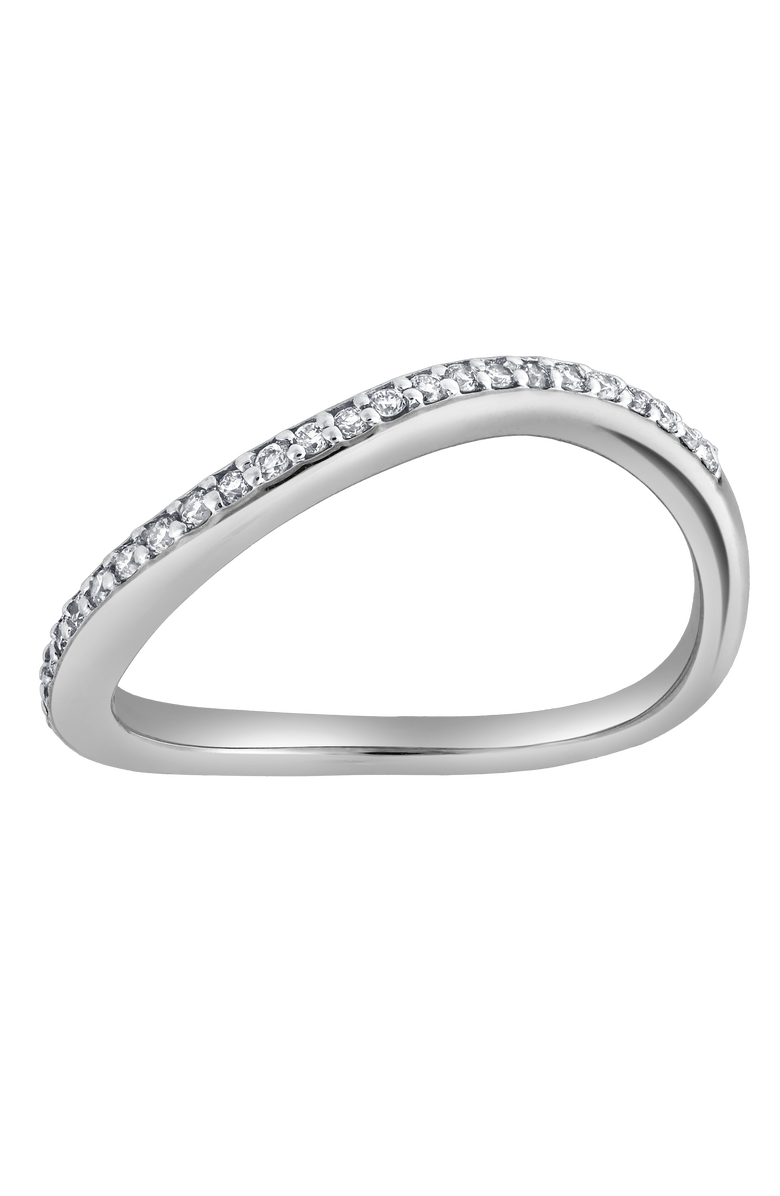 LuvMyJewelry Selena Silk Wave 1.4 Ct Pear Lab Grown Diamond Engagement Ring, Alternate, color, 14K White Gold