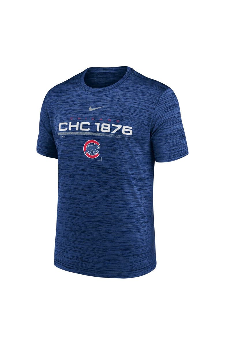 Nike Men's Nike Royal Chicago Cubs Wordmark Velocity Performance T-Shirt, Alternate, color, 