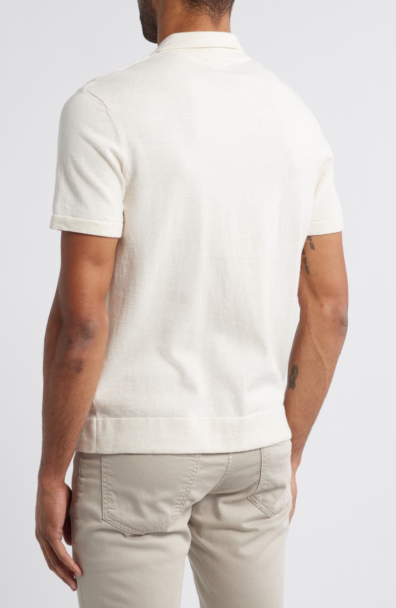 Rails Silas Stripe Camp Shirt, Alternate, color, Latte Multi