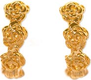 Girls Crew Dolce Vita Rose Huggie Hoop Earrings