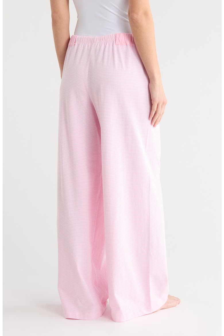Out and About Stripe Knit Wide Leg Pants, Alternate, color, PINK
