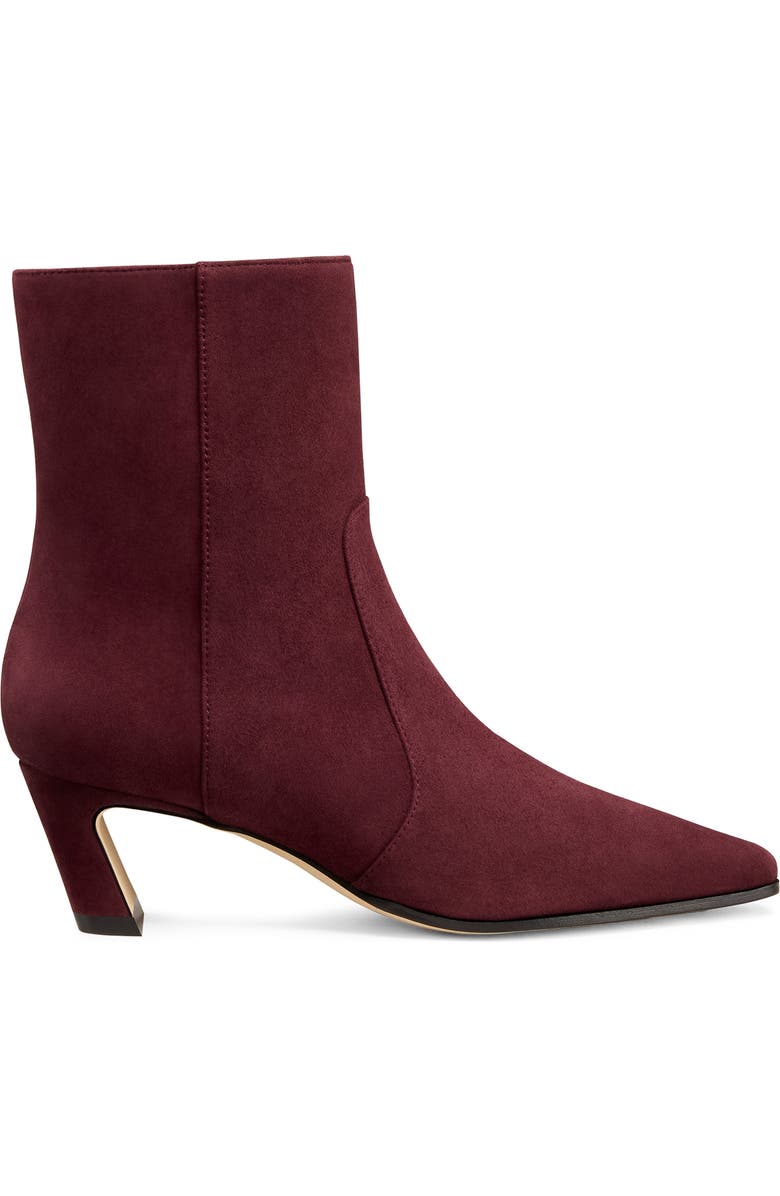 Stuart Weitzman Stassi Zip Bootie 50, Alternate, color, Boysenberry