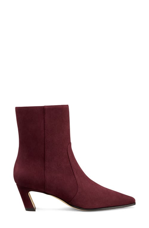Stuart Weitzman Stassi 50 Suede Ankle Boots In Purple