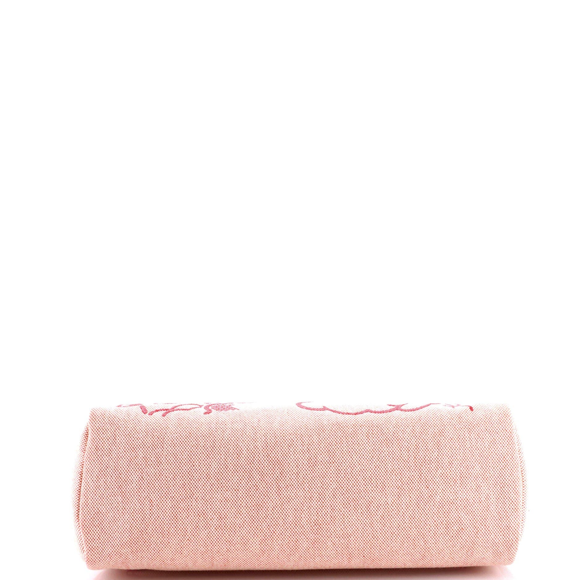 Pre-Owned Hermes Herbag Zip Pegase Pop Toile and Leather 31, Alternate, color, Rouge Piment