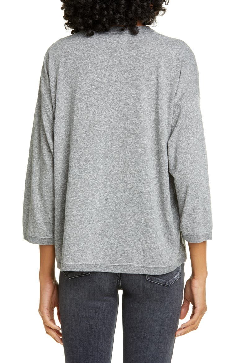 The Shrunken Henley, Alternate, color, HEATHER GREY