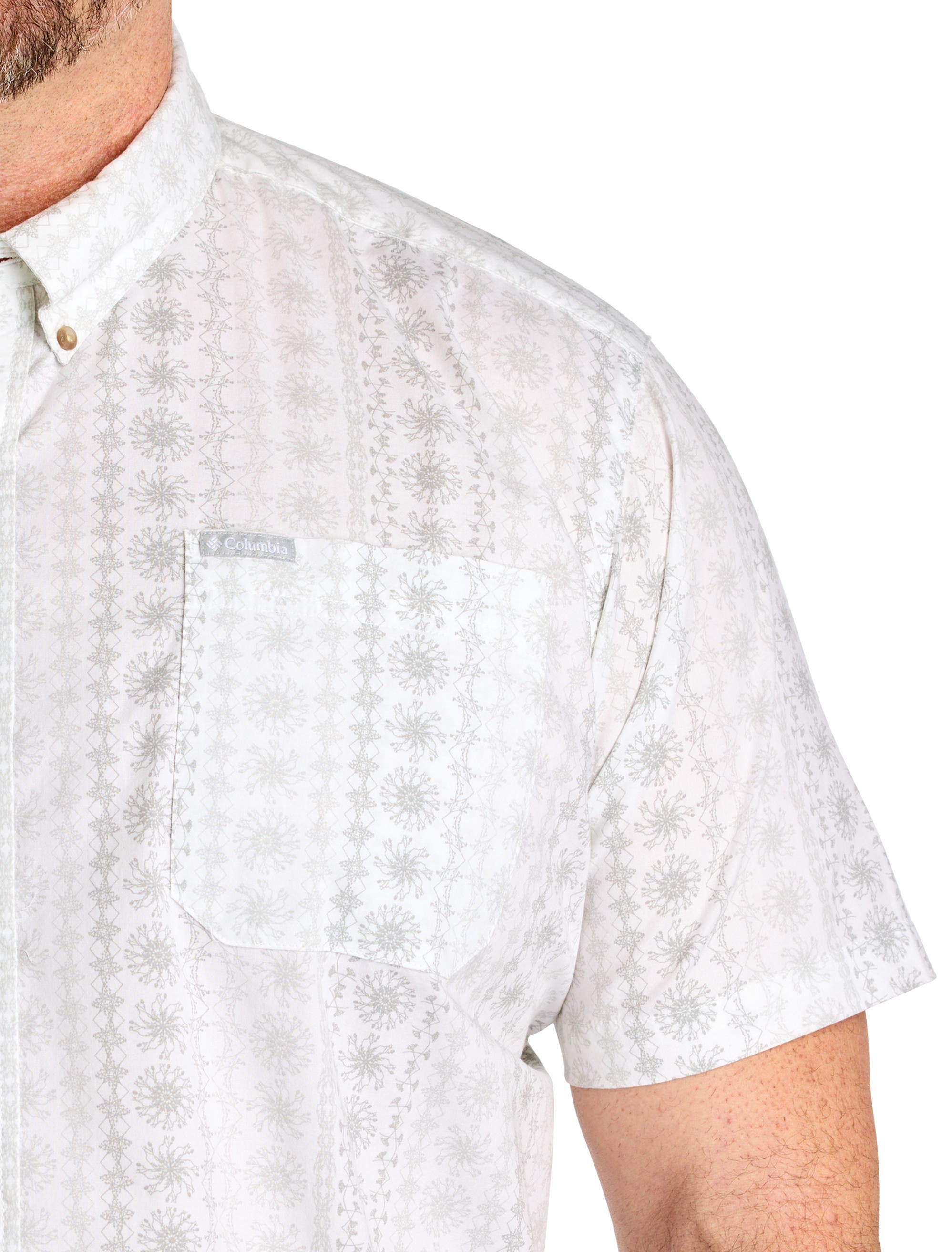Big & Tall Rapid Rivers Wildflower Sport Shirt - image 2