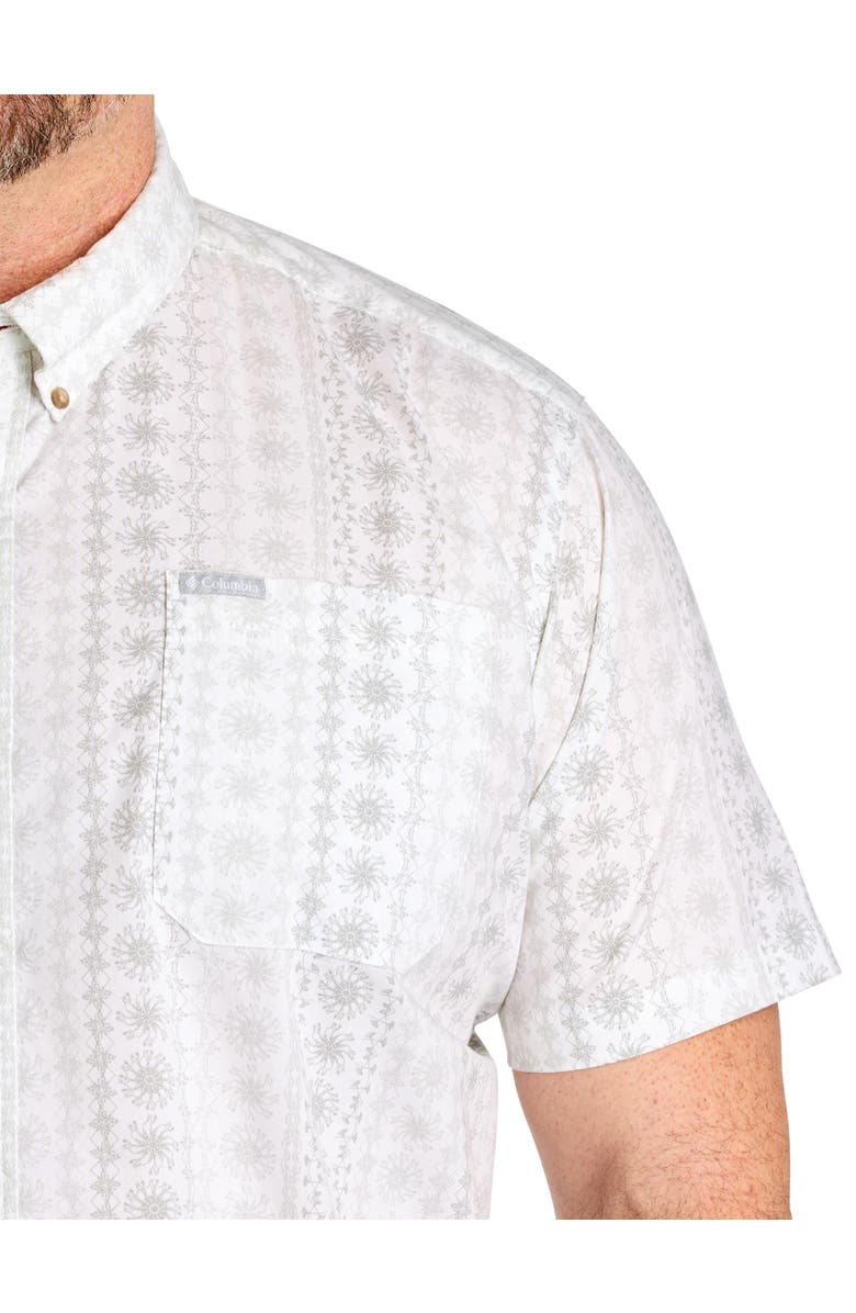 Columbia Big & Tall Rapid Rivers Wildflower Sport Shirt, Alternate, color, White