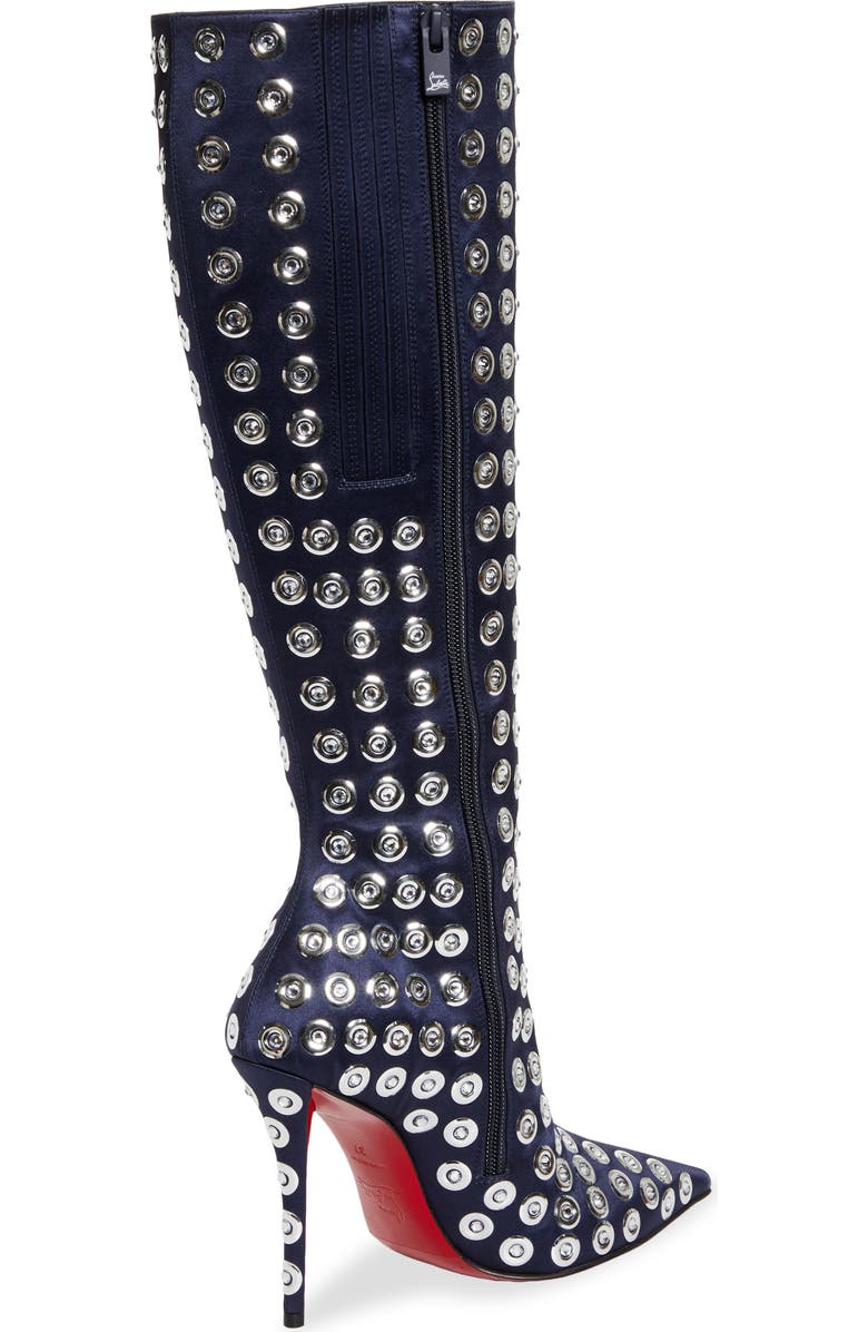 Christian Louboutin Miss Z Boum Boum Boot, Alternate, color, Zaffiro